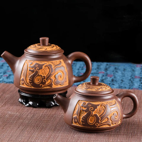 Dragon Clay Tea Pot-ToShay.org