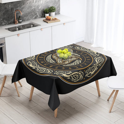 Rune Art Tablecloth-ToShay.org