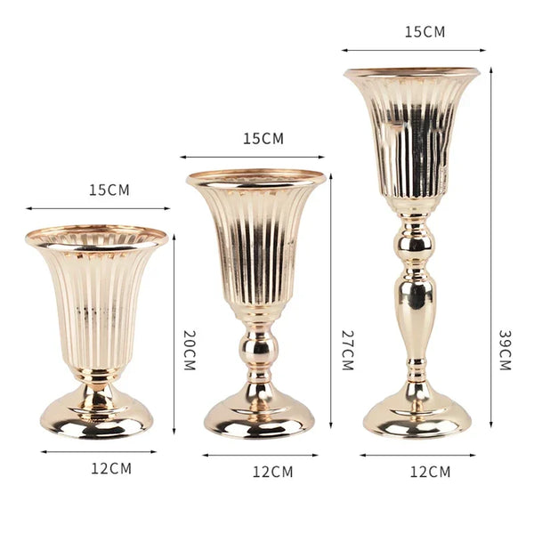 Goblet Flower Vases-ToShay.org