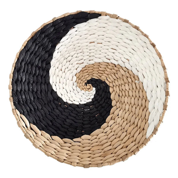 Rattan Grass Weaved Plate-ToShay.org