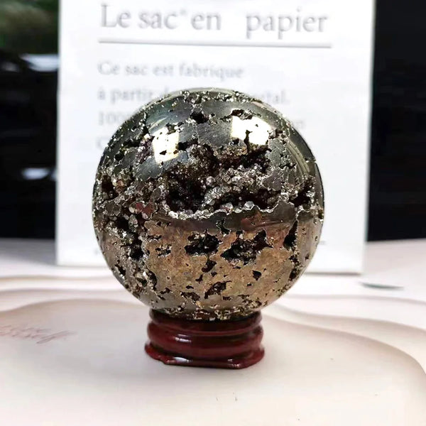 Silver Iron Pyrite Ball-ToShay.org