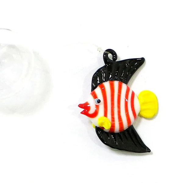 Glass Floating Fish Pendant-ToShay.org