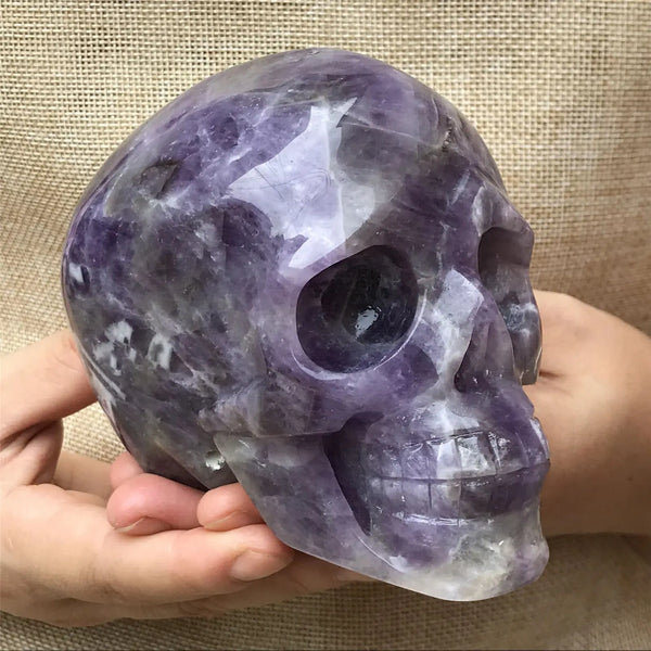 Purple Amethyst Skull-ToShay.org