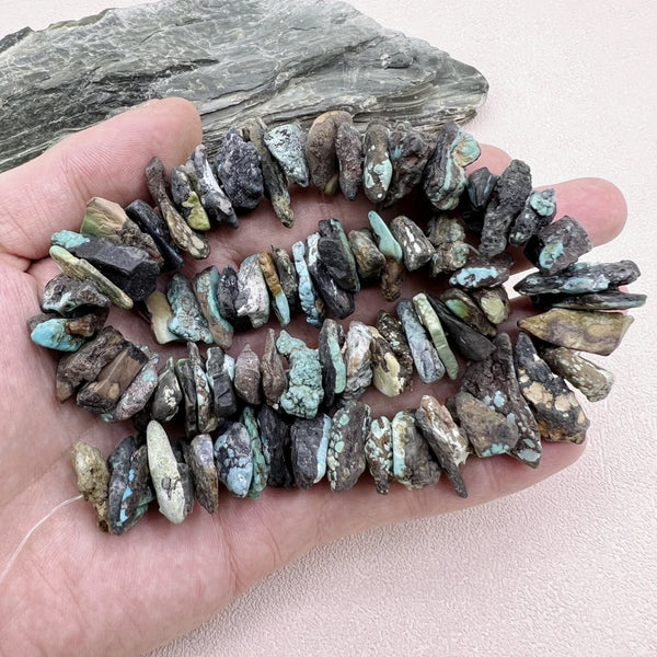 Blue Turquoise Nugget Beads-ToShay.org