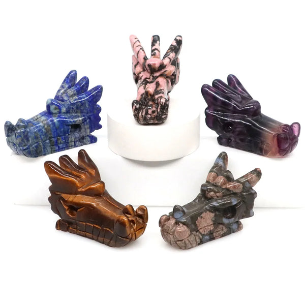 Mixed Crystal Dragon Heads-ToShay.org