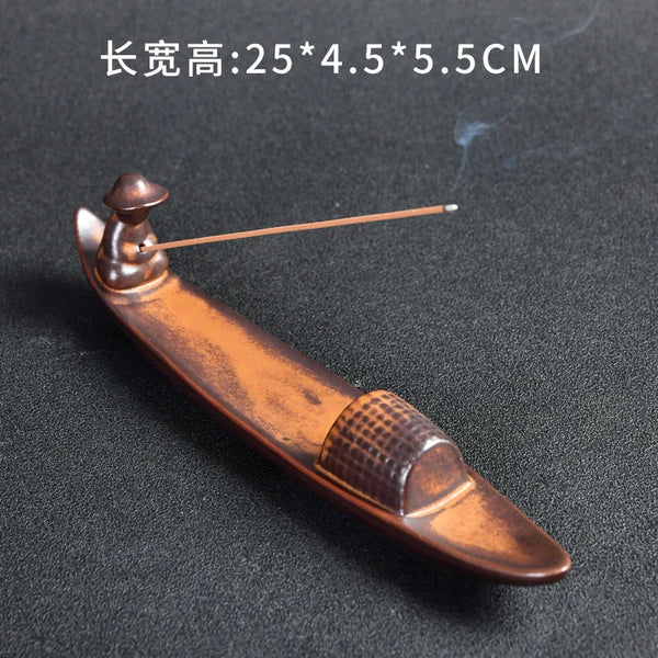 River Boat Incense Stick Holder-ToShay.org