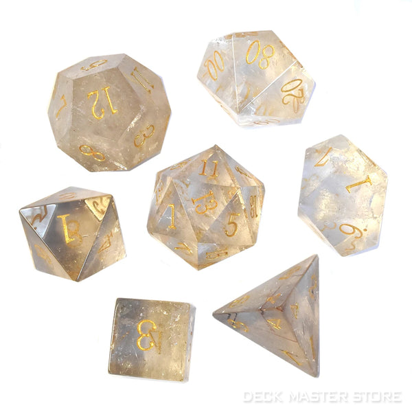 Crystal Platonic Solid Dice-ToShay.org