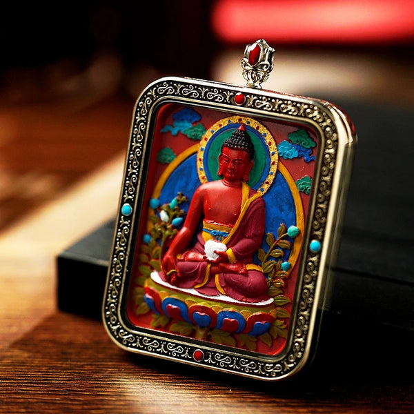 Thangka Painting Box Pendant-ToShay.org