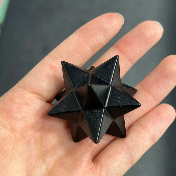 Black Obsidian Polyhedron-ToShay.org