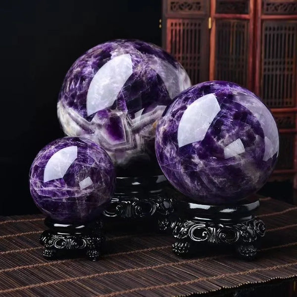 Purple Dream Amethyst Ball-ToShay.org