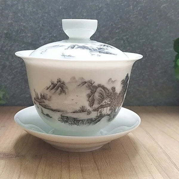 Gaiwan Ceramic Tea Tureen-ToShay.org