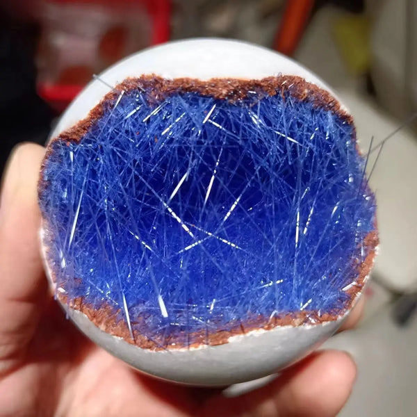 Blue Hair Crystal Cluster-ToShay.org