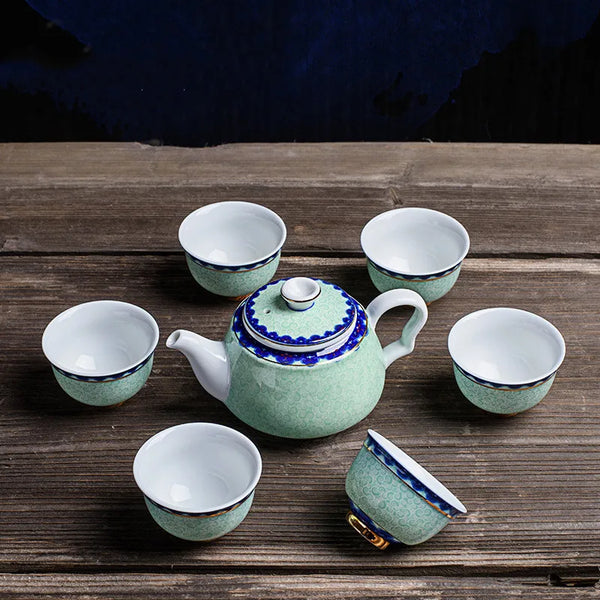 Blue White Porcelain Tea Sets-ToShay.org