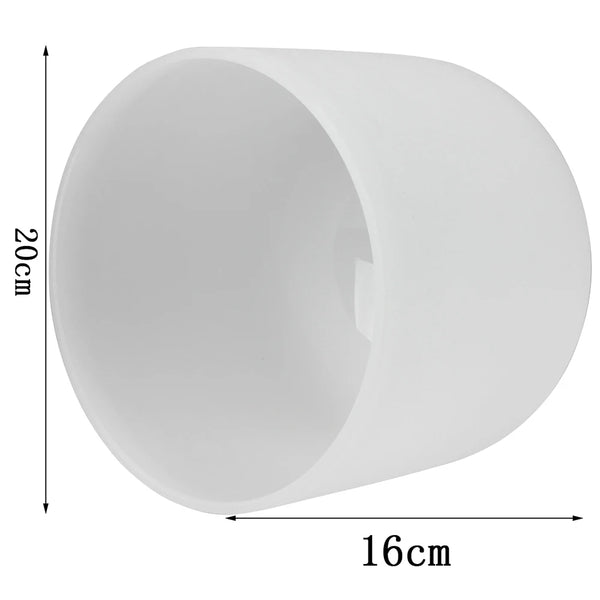 White Frosted B Note Bowl-ToShay.org