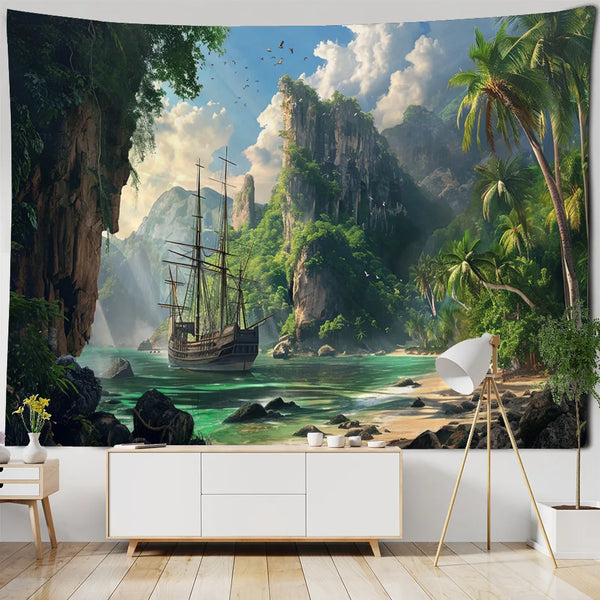 Fantasy Landscape Tapestry-ToShay.org