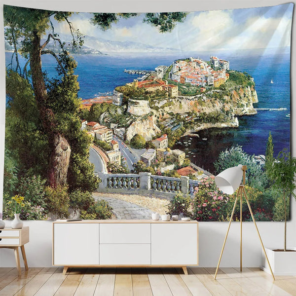 Sea View Art Tapestry-ToShay.org