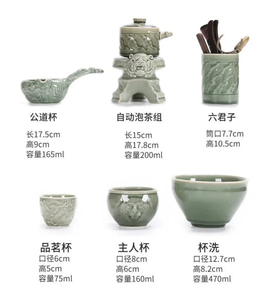 Celadon Zodiac Tea Sets-ToShay.org