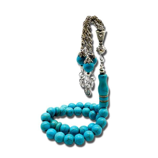 Blue Turquoise Prayer Beads-ToShay.org