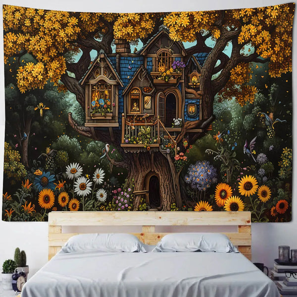 Fairy Tale Forest Tapestry-ToShay.org