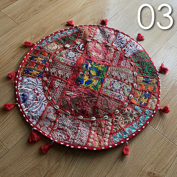 Patchwork Floor Cushion Cover-ToShay.org