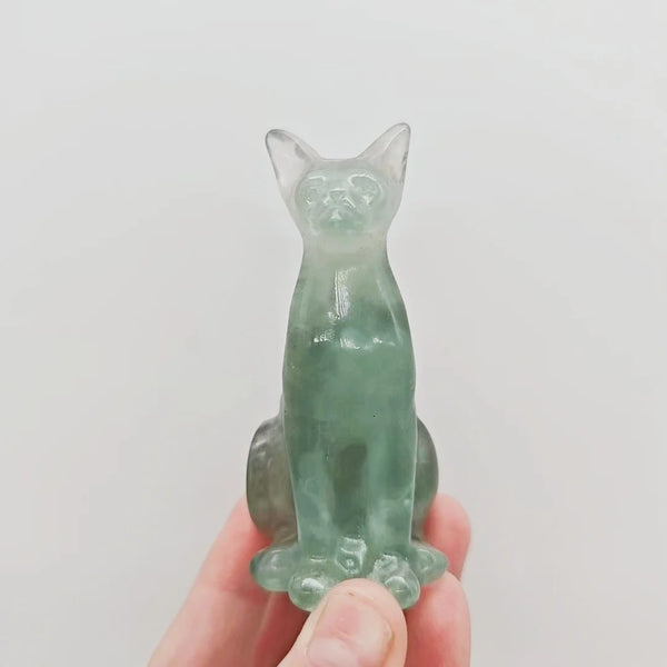 Mixed Crystal Cat Statues-ToShay.org