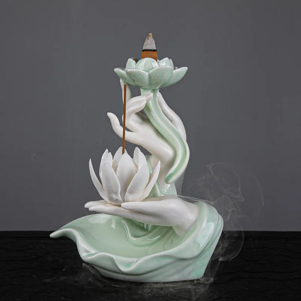 Lotus Hand Incense Burner-ToShay.org