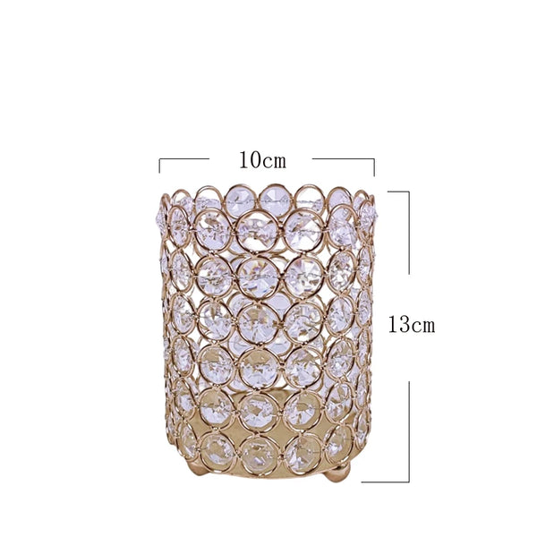 Crystal Bead Flower Vase-ToShay.org