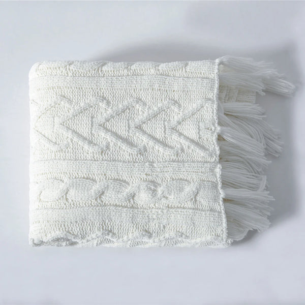 Woven Chenille Blanket-ToShay.org