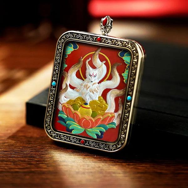 Thangka Painting Box Pendant-ToShay.org