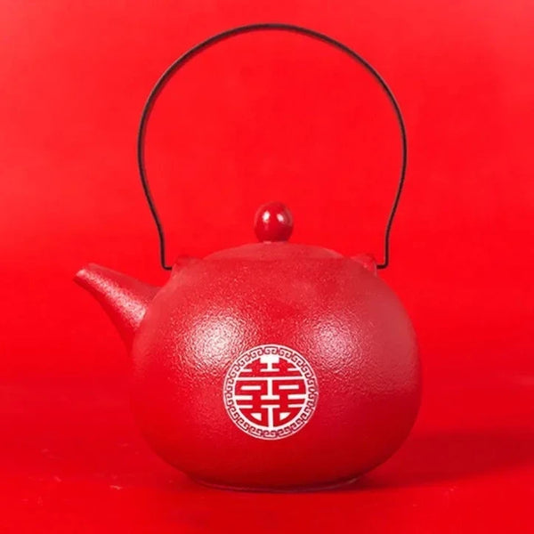 Red Ceramic Tea Sets-ToShay.org