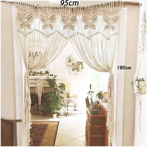 Macrame Door Curtain-ToShay.org