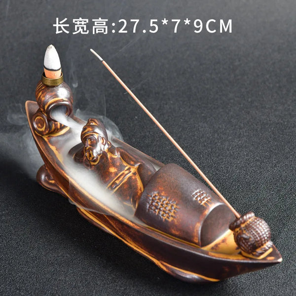 River Boat Incense Stick Holder-ToShay.org