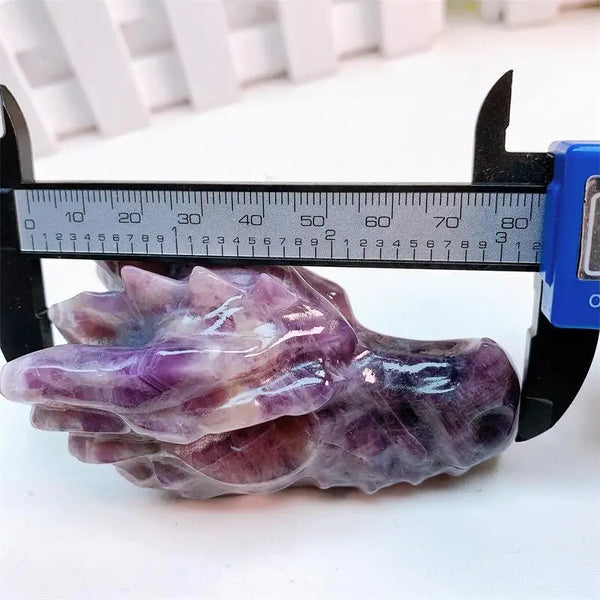 Purple Dream Amethyst Dragon Head-ToShay.org