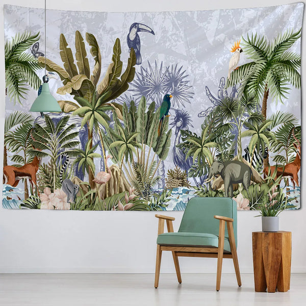 Tropical Plants Tapestry-ToShay.org