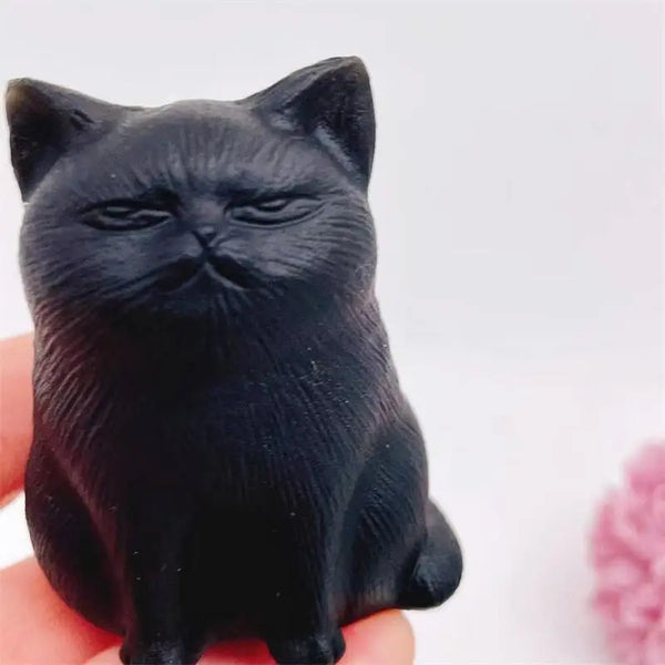 Black Obsidian Cat-ToShay.org