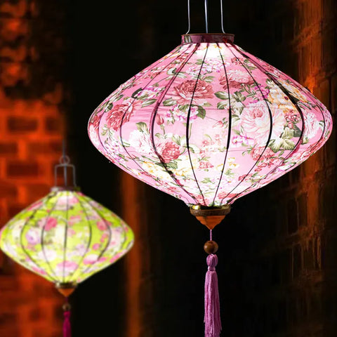 Flower Print Lantern-ToShay.org