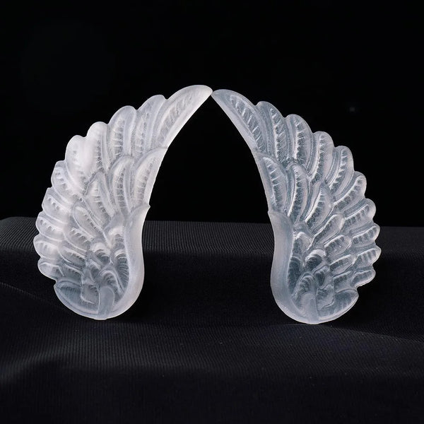 White Selenite Crystal Wings-ToShay.org