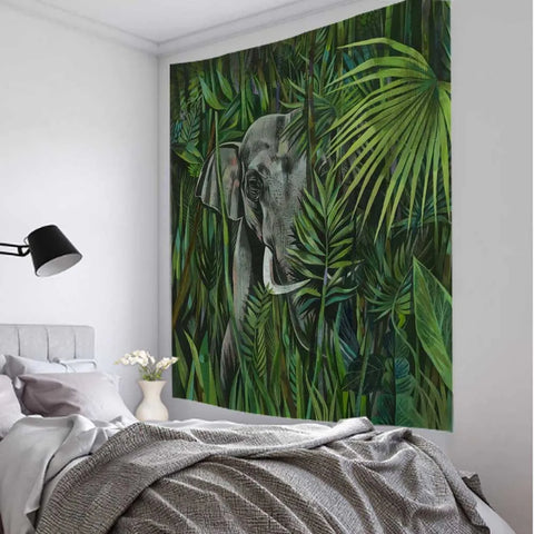 Elephant Art Tapestry-ToShay.org