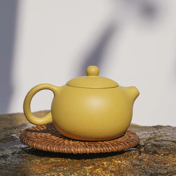 Yellow Yixing Clay Teapot-ToShay.org