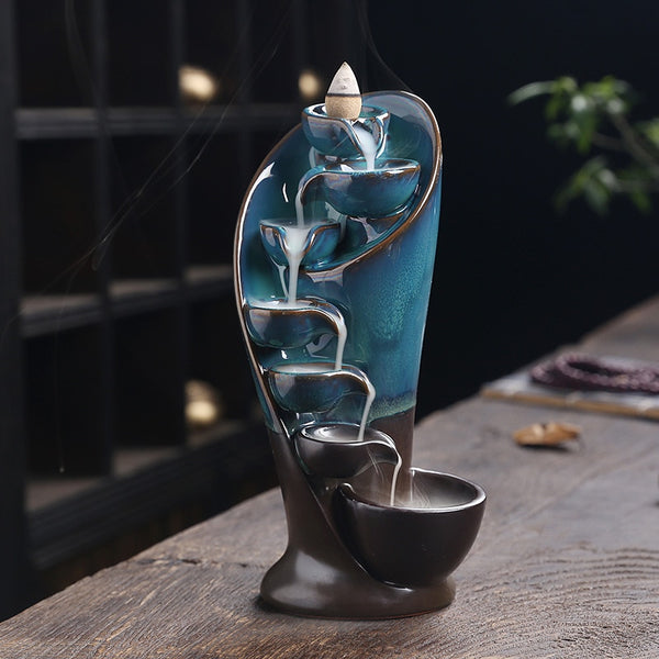 Waterfall Incense Burner-ToShay.org