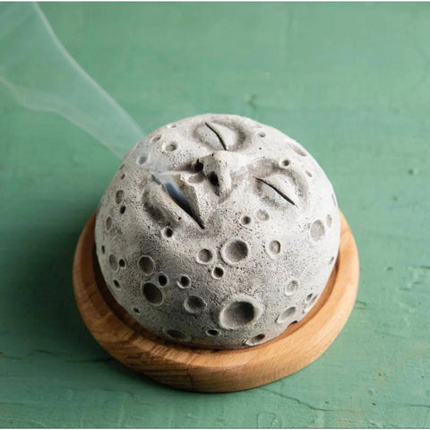 Moon Face Incense Burner-ToShay.org