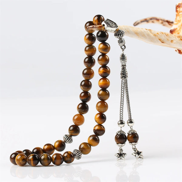 Yellow Tiger Eye Prayer Beads-ToShay.org