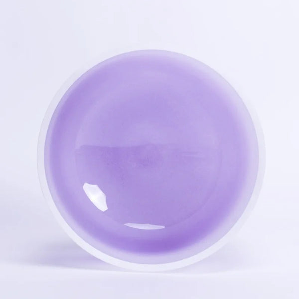 Purple Frosted Crystal Bowls-ToShay.org