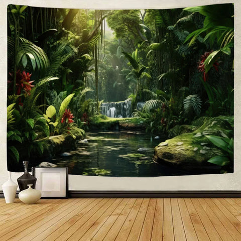 Tropical Rainforest Tapestry-ToShay.org