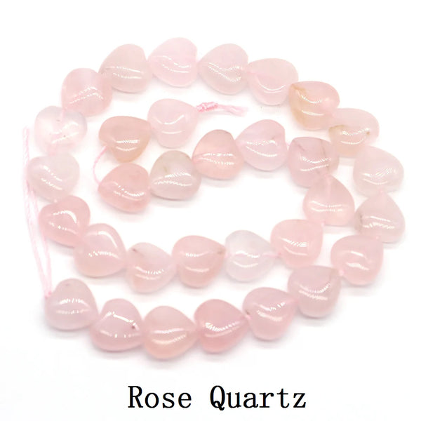 Mixed Quartz Heart Beads-ToShay.org