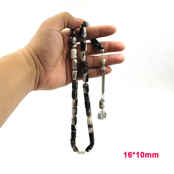 White Marble Prayer Beads-ToShay.org