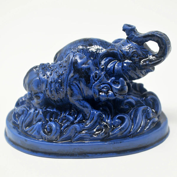 Blue Elephant Statue-ToShay.org