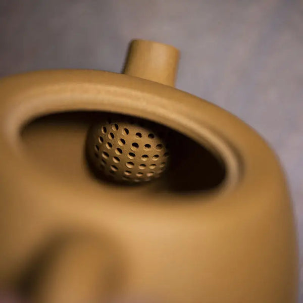 Yellow Yixing Clay Teapot-ToShay.org