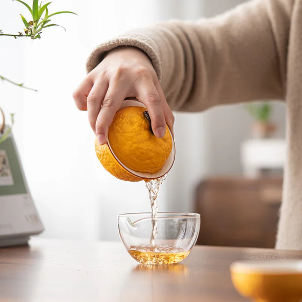 Gaiwan Orange Tea Tureen-ToShay.org