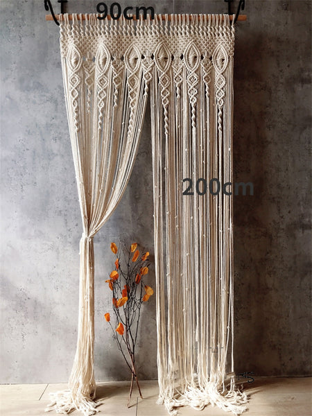 Macrame Curtain Tapestry-ToShay.org